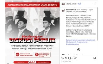 AMSUB Matangkan Tujuh Tuntutan Rakyat, Diskusi Publik Jadi Arah Baru Gerakan Mahasiswa