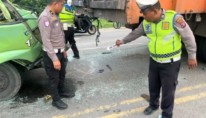 Kecelakaan Beruntun di Perbaungan Renggut Nyawa Sopir Angkot, Sembilan Orang Luka-Luka